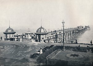 Eastbourne - De pier, 1895 door Unbekannt