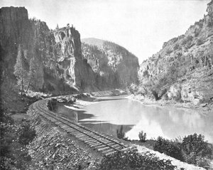 Echo Cliffs, Canyon van de Grand River, Colorado, VS, ca. 1900
