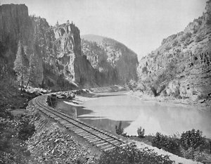 Echo Kliffen, Canyon van de Grand River, Colorado, ca. 1897