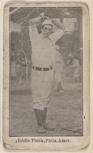 Eddie Plank, Philadelphia, American League, uit de Baseball Players set W500, ca. 1915