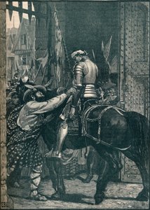 Edinburgh na de Slag bij Flodden door Unbekannt