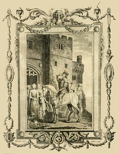 Edward de Martelaar gestoken in opdracht van zijn stiefmoeder, Elfrida, in Corfe Castle, 978, 1783 door Unbekannt