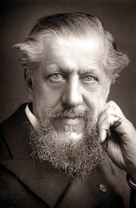 Edwin Arnold 1832-1904, Britse orientalist, dichter en journalist, c1890 door Unbekannt