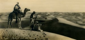 Egypte - Uitzicht op de woestijn, ca. 1918-ca. 1939