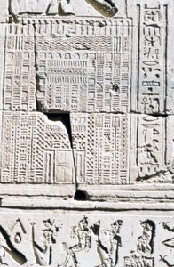Egyptische kalender, Tempel van Kom Ombo, Egypte, 2e-1e eeuw v.Chr. door Unbekannt