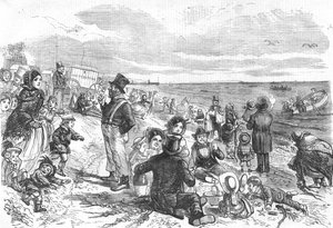 Acht uur aan zee, 1856