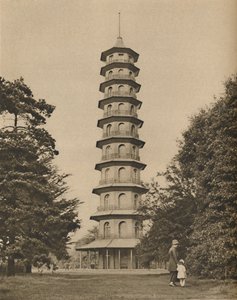 Achttiende-eeuwse versie van een pagode in Kew Gardens