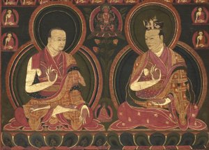 Achtste Karmapa, Mikyo Dorje (1507-1554) en zijn leraar de Eerste Sangye Nyenpa door Unbekannt