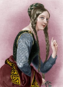Eleanor van Aquitanië, koningin van Hendrik II van Engeland door Unbekannt