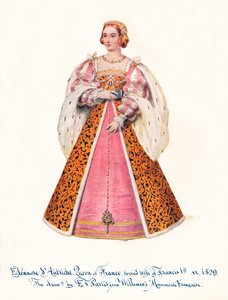 Eleanor van Oostenrijk, koningin van Frankrijk, tweede vrouw van Frans I, 1911 door Unbekannt
