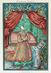 Elizabeth I, Koningin van Engeland en Ierland, 1569 door Unbekannt