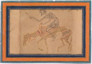 Uitgemergeld Paard en Ruiter, ca. 1625 door Unbekannt