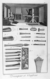 Embossed stofmaker, 1751-1777
