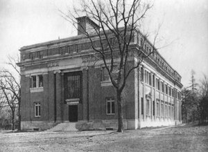 Emerson Hall, Harvard University, Cambridge, Massachusetts, VS, begin 20e eeuw
