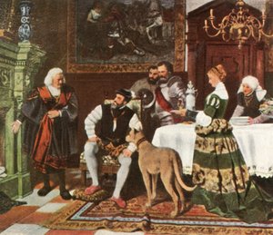 Keizer Karel V met de Fuggers in Augsburg, 1530, 1936
