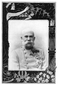 Keizer Franz Josef I van Oostenrijk, 1900 door Unbekannt