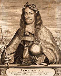 Keizer Leopold I 1640-1705 Uit: Schauplatz des Krieges, 1675 door Unbekannt