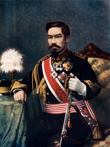 Keizer Meiji van Japan, eind 19e-begin 20e eeuw door Unbekannt