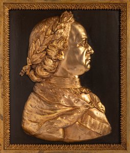 Keizer Peter I de Grote Bas-reliëf, 19e eeuw
