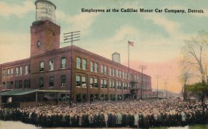 Werknemers bij de Cadillac Motor Car Company, Detroit, ca. 1930s door Unbekannt