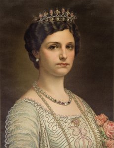 Keizerin Zita van Oostenrijk 1892-1989, koningin van Hongarije, c. 1917 door Unbekannt