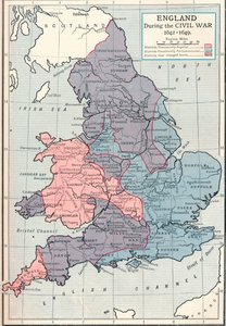 Engeland tijdens de burgeroorlog, 1642-1649 door Unbekannt