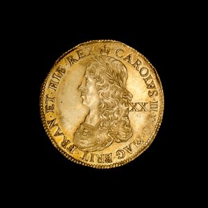 Engelse gouden dubbele kroon munt