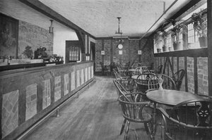 Engelse bar in de kelder, Hotel Royal Bermudiana, Hamilton, Bermuda, 1924