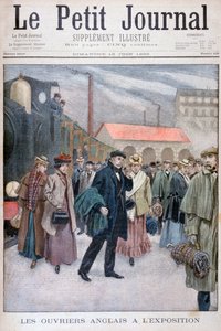 Engelse mensen bezoeken de Wereldtentoonstelling van 1900, Parijs, 1900 door Unbekannt