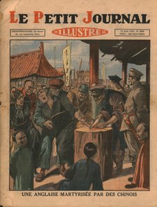 Engelse vrouw gemarteld door de Chinezen, 1930