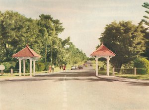Ingang naar Kings Park, ca. 1947