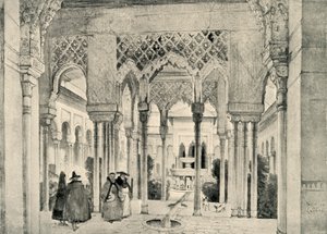 Ingang van het Hof van de Leeuwen, ca. 1830, 1907