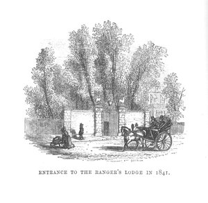 Ingang van de Rangers Lodge in 1841, ca. 1870 door Unbekannt