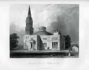 Episcopale Kerk, Richmond, Virginia, VS, 1855 door Unbekannt
