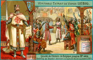 Episodes in de geschiedenis van België tot de 13e eeuw: Godfried van Bouillon, c1900 door Unbekannt