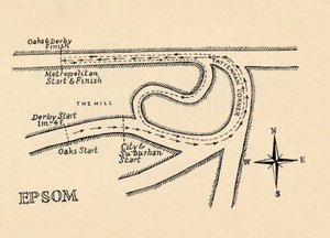 Epsom Renbaan, 1940 door Unbekannt