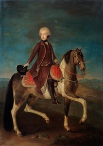 Ruiterportret van Keizerin Maria Theresia van Oostenrijk 1717-1780, 18e eeuw