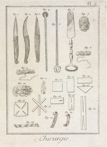 Uitrusting, vroegmoderne chirurgische instrumenten