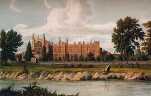 Eton College vanaf de rivier, 1911, 1914 door Unbekannt