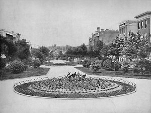Eutaw Place kijkend naar het noorden, Baltimore, Md., ca. 1897