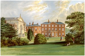 Everingham Park, Yorkshire, huis van Lord Herries, c1880