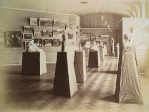 Tentoonstellingshal, Huis van de Vereniging van Literatuur en Kunsten, Rusland, 1910s door Unbekannt
