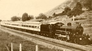 Sneltrein, Bombay, Baroda en Central India Railway, 1930 door Unbekannt