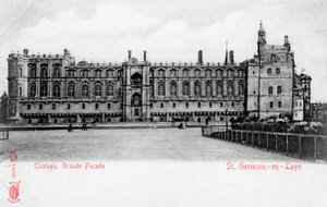 Gevel van het Kasteel van St Germain-en-Laye, Frankrijk door Unbekannt