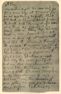 Facsimile van een pagina uit Shackletons dagboek, 4 januari 1909 door Unbekannt