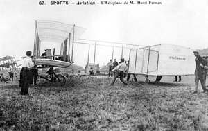 Farman dubbeldekker nr. 1, c1912 door Unbekannt