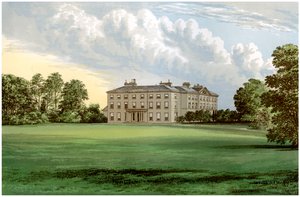 Farnham Lodge, County Cavan, Ierland, huis van Lord Farnham, c1880 door Unbekannt