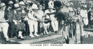 Fijianen Brengen Eerbetoon, 1927, 1937