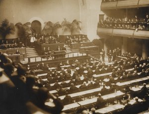 Eerste bijeenkomst van de Volkenbond, 15 november 1920 in Genève, 1920