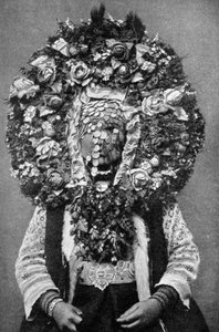 Bloemenmasker van een Bulgaarse bruid, 1922